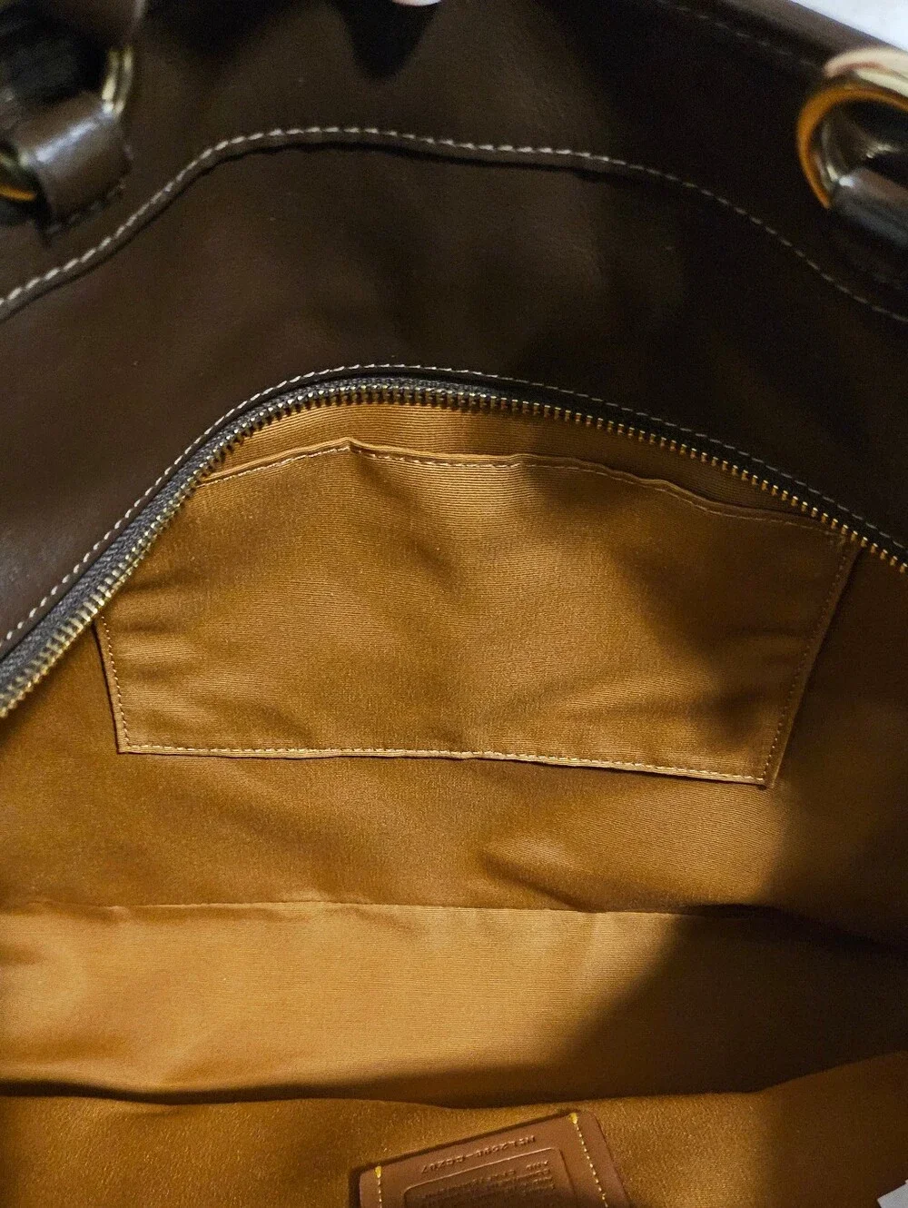 COACH Easton Tote Bag Dark Brown
